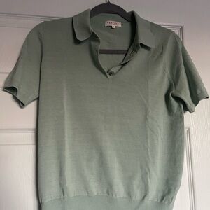 Green Short Sleeve Polo Shirt - Demylee New York